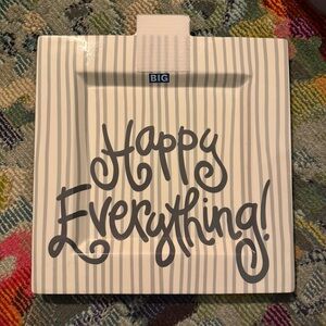 Happy Everything “Big” plate